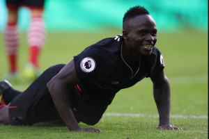 SOUTHAMPTON, ENGLAND - NOVEMBER 19: Sadio Mane of Liverpool looks on during the Premier League match between Southampton and Liverpool at St Mary's Stadium on November 19, 2016 in Southampton, England. (Photo by Bryn Lennon/Getty Images)
