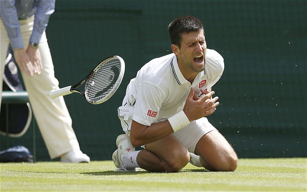 ESPN's best moment from week one was its willingness to stick with this breaking-news story and not cut away to commercials or other matches. Novak Djokovic appears to be fine, but he also appeared -- for a few harrowing minutes -- to be at risk of retiring from Wimbledon after this injury scare on Friday during his match against Gilles Simon.