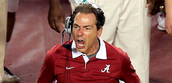 Nick Saban doesn't have A.J. McCarron, but he just might have something better in 2014: A team deeply wounded by Chris Davis's 109-yard "Kick Six," one of the most iconic plays in the 145-year history of college football. Alabama gets Auburn at home this season. There's nothing like a little Iron Bowl revenge to fuel the human heart. Saban hopes that his team won't have to rely on one or two extra seconds to knock out Gus Malzahn's inexhaustible athletes from Auburn.
