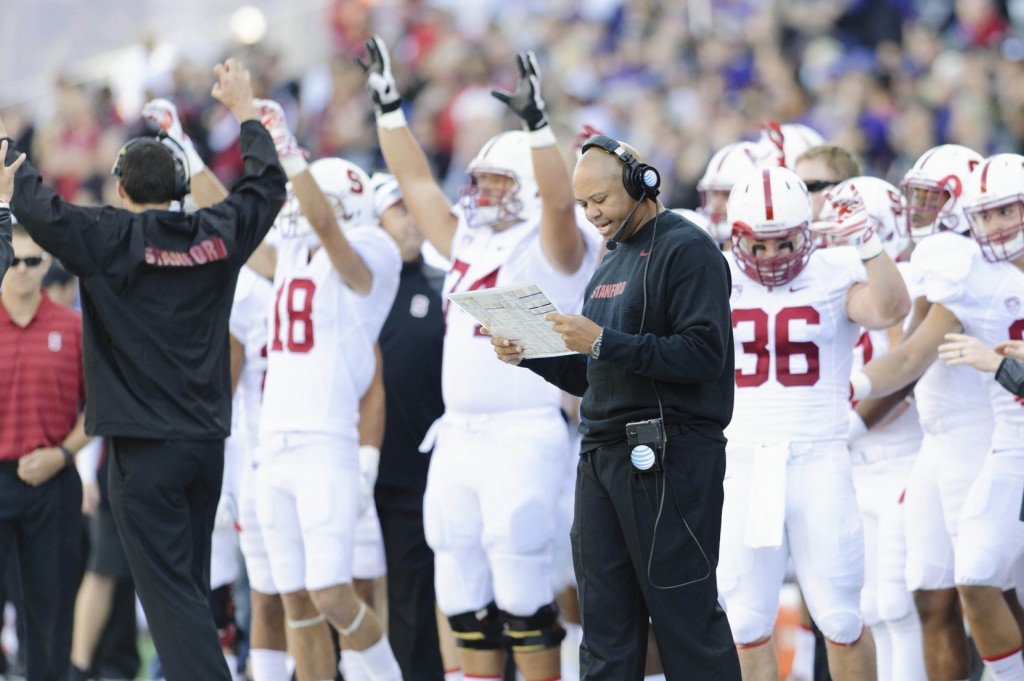 Stanford coach David Shaw has lost games with his decisions in the past. On Saturday, he won because an opposing coach made a poor decision in a tipping-point moment.