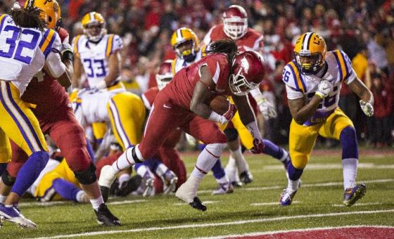 Arkansas busting up the bagel and finally notching a league win is good for the SEC West. Yet, is the value of that forward step greater than the harm done by LSU getting embarrassed? One would like to think that in a balancing of pluses and minuses, the minuses definitely outweighed the pluses in terms of how the SEC West is viewed. With a diminished SEC West, it becomes that much harder to claim that the division's second-place team deserves to get into the College Football Playoff more than a champion from another league. The difference in resumes is not substantial enough to snub the non-SEC conference champions in the hunt.