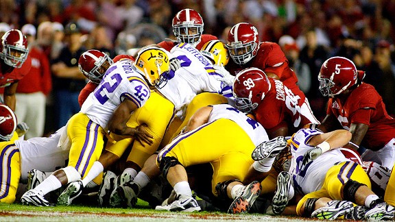 In 2011, LSU and Alabama could have staged their rematch in the SEC Championship Game if divisions had not been a prerequisite for the existence of a conference championship game. Yet, that's only one option the SEC and college football could have considered in a division-free framework.