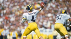 Can Jim Harbaugh be a success running the Michigan program he once played for?  (Photo by Focus on Sport/Getty Images) 