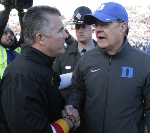 Duke has played well in each of its last three bowl games... and has no victories to show for it.