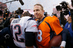 Peyton Manning Tom Brady Broncos Patriots AFC Championship
