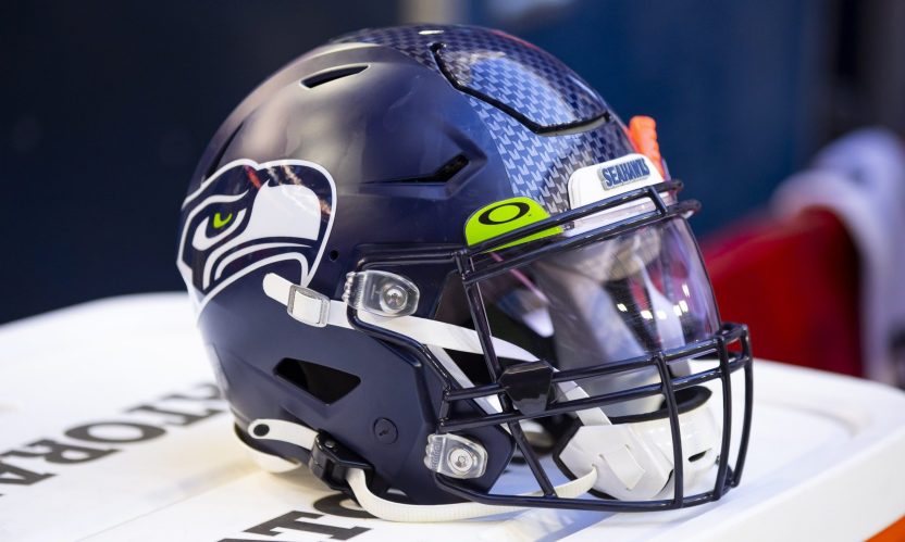 Seattle Seahawks helmet