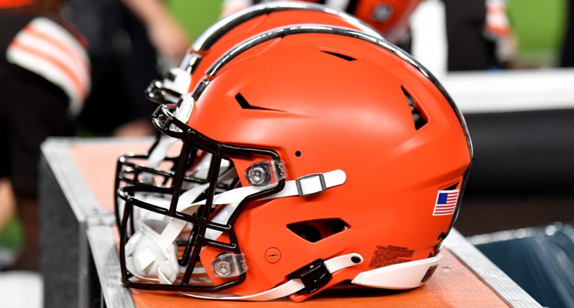 Browns helmet