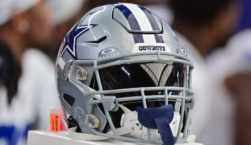 A Dallas Cowboys helmet