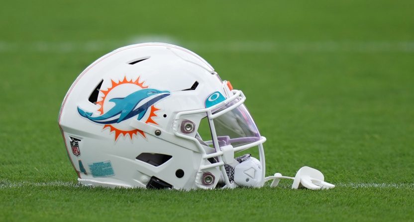 Miami Dolphins helmet