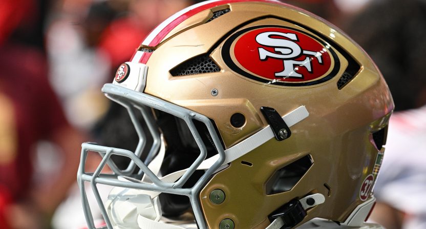 49ers helmet