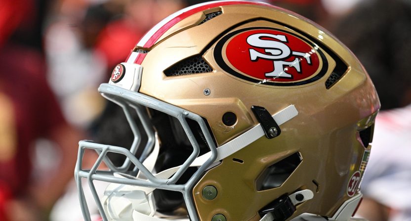 49ers helmet