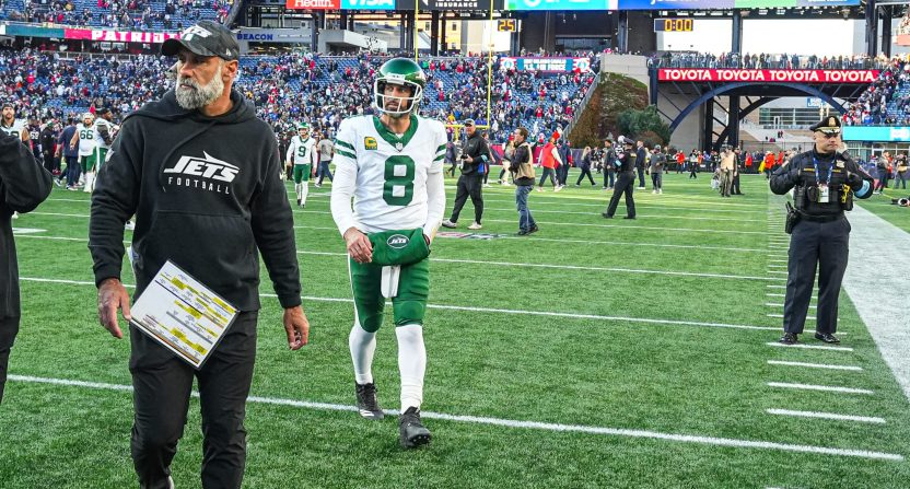 Aaron Rodgers alongside Jeff Ulbrich