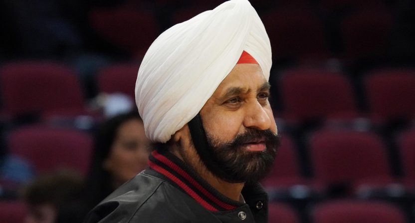 Toronto Raptors fan Nav Bhatia