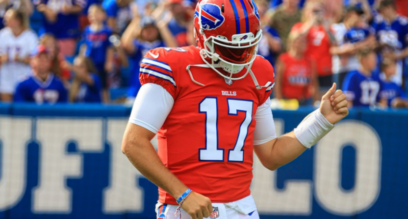 Bills Josh Allen uniform