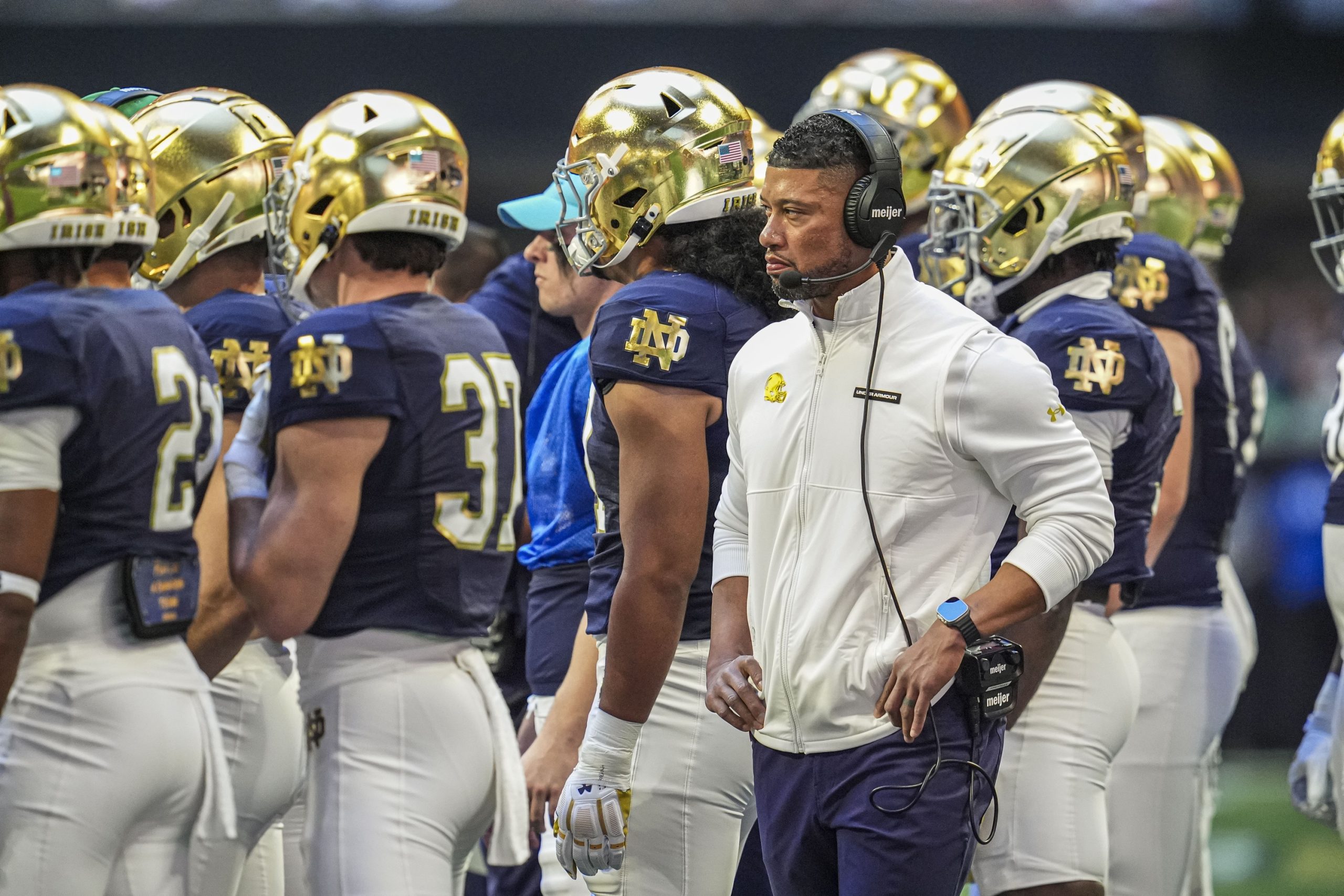 Marcus Freeman and Notre Dame