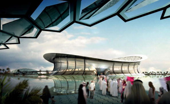 A Qatar 2022 illustration, via Getty Images.