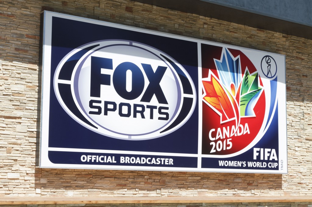 Fox Sports Women's World Cup signage