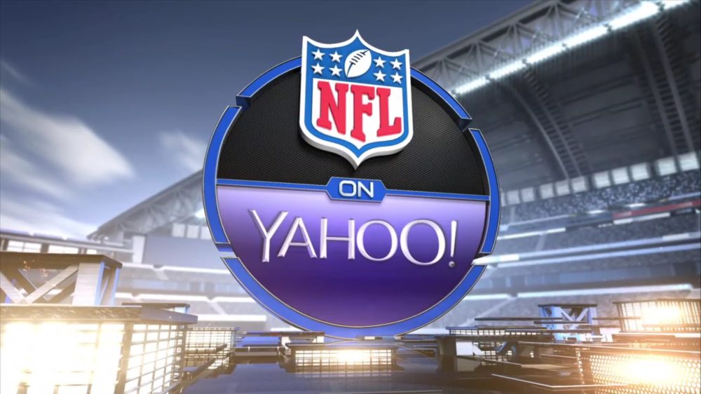 The 2015 NFL on Yahoo logo.