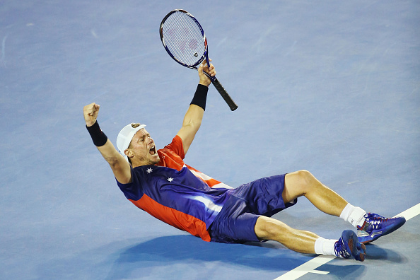 Lleyton Hewitt at the Australian Open
