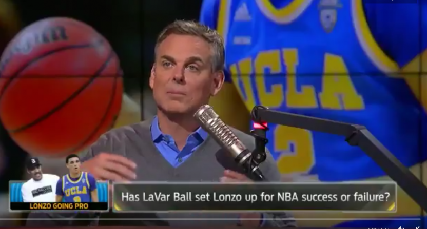 Colin Cowherd changed his takes on LaVar Ball pretty quickly.