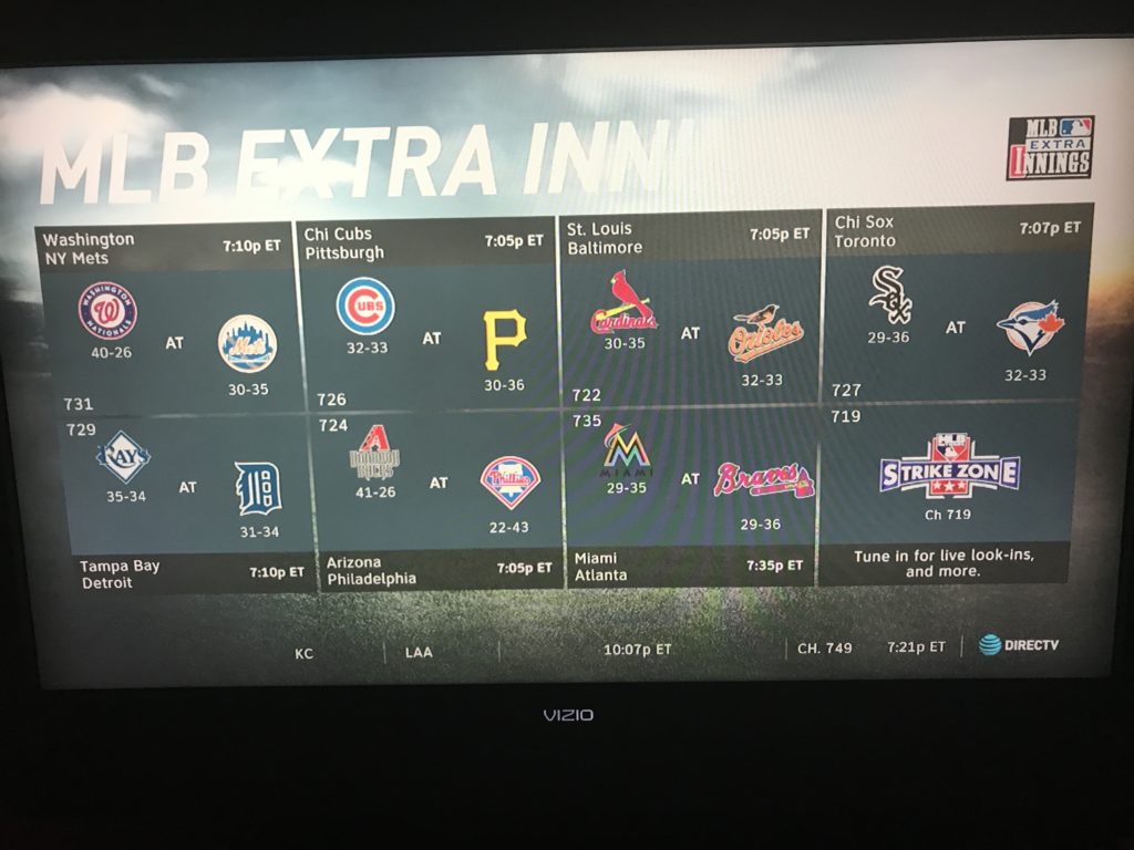 Someone at DirecTV asleep at the switch; MLB Extra Innings not airing