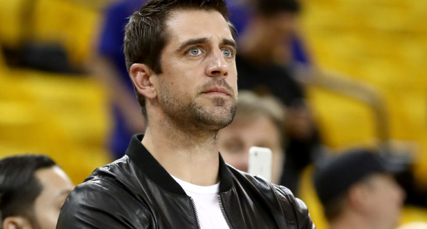 Aaron Rodgers will be a captain at a new Turner/CAA NFL vs NBA charity golf event.