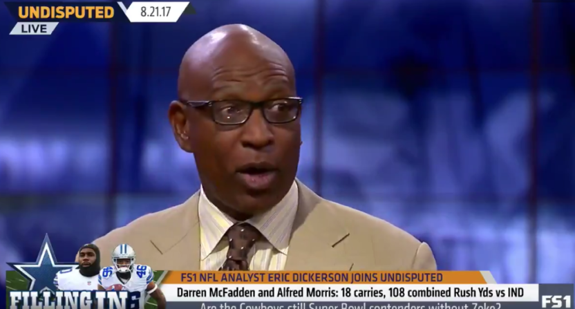 Eric Dickerson on Undisputed.