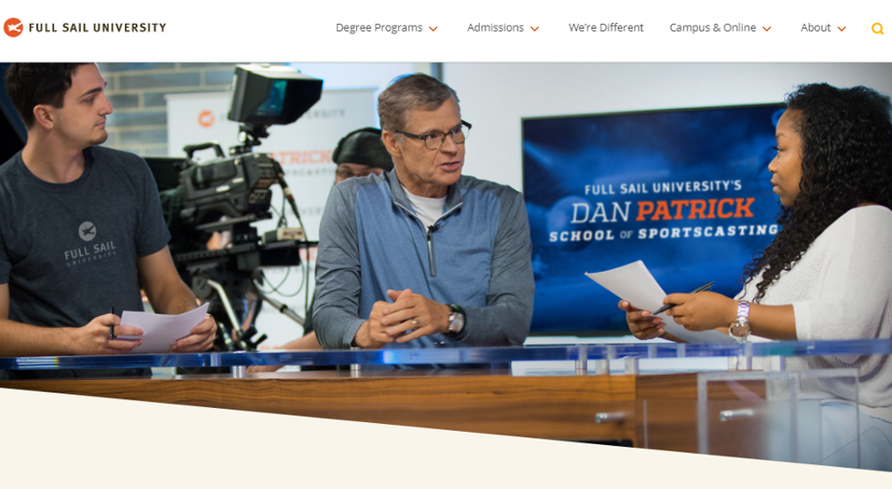 The Dan Patrick School of Sportscasting is set to launch at Florida's Full Sail University.