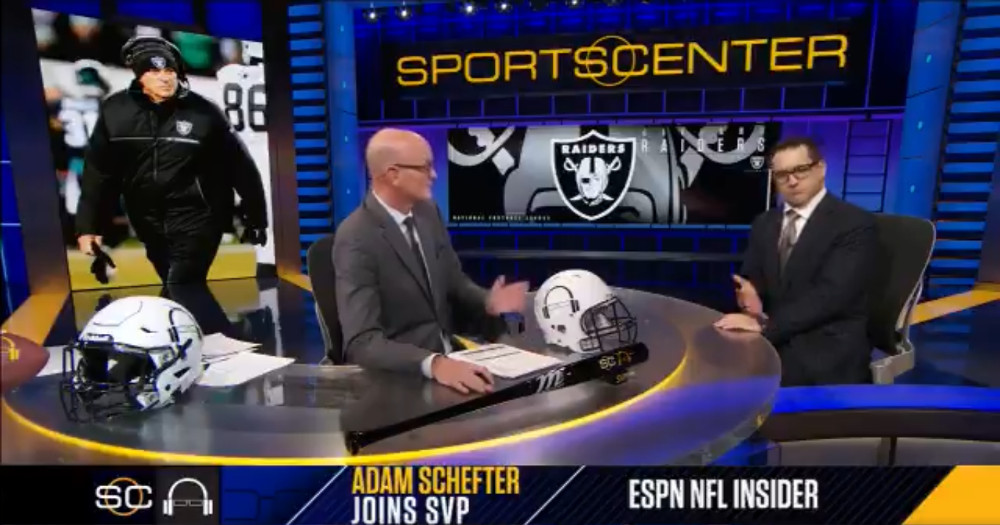 Adam Schefter joins Scott Van Pelt to talk about Jon Gruden to the Raiders.