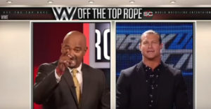 Jonathan Coachman's wrestling coverage on ESPN included this August 2017 interview with Dolph Ziggler.
