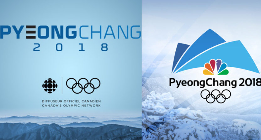 CBC Olympic ratings rose in PyeongChang, while NBC ratings fell.