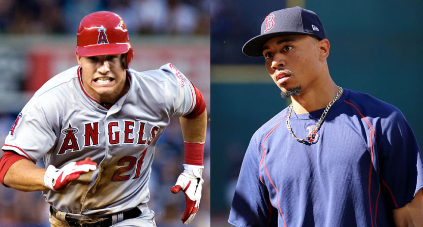 Mike Trout and Mookie Betts.