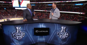 Dale Earnhardt Jr. on the NHL on NBC.