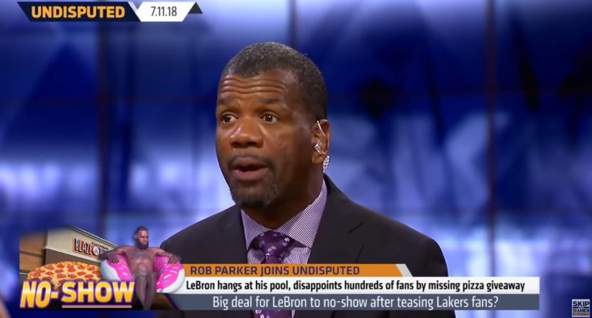 Rob Parker talks LeBron's pool party on Undisputed.