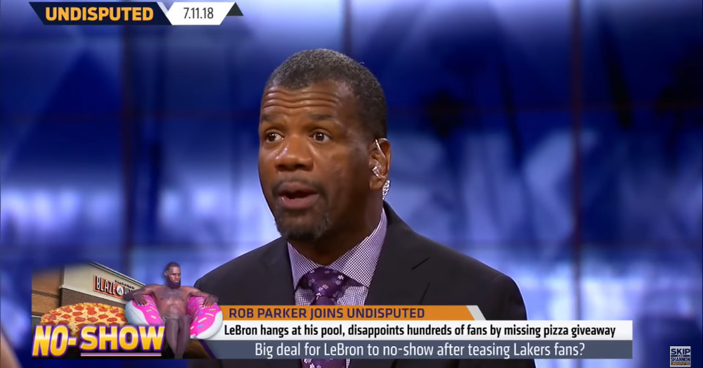 Rob Parker talks LeBron's pool party on Undisputed.