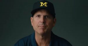 Jim Harbaugh is one of 12 Big Ten coaches appearing in a new ad about Comcast dropping BTN.