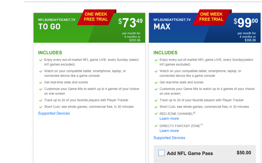 NFL Sunday Ticket: How to buy, pricing, discounts -   Blog