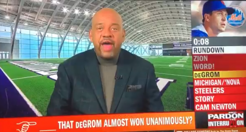 Michael Wilbon weighing in on Jacob deGrom.