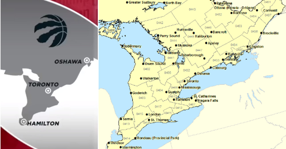 Southern Ontario Map With Cities The map of Ontario ESPN showed on The Jump was hilariously inaccurate