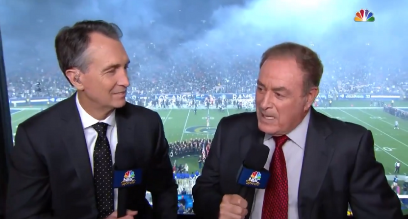 MaddenCast?: Cris Collinsworth says NBC 'had this dream of two analysts  doing [Sunday Night Football]'