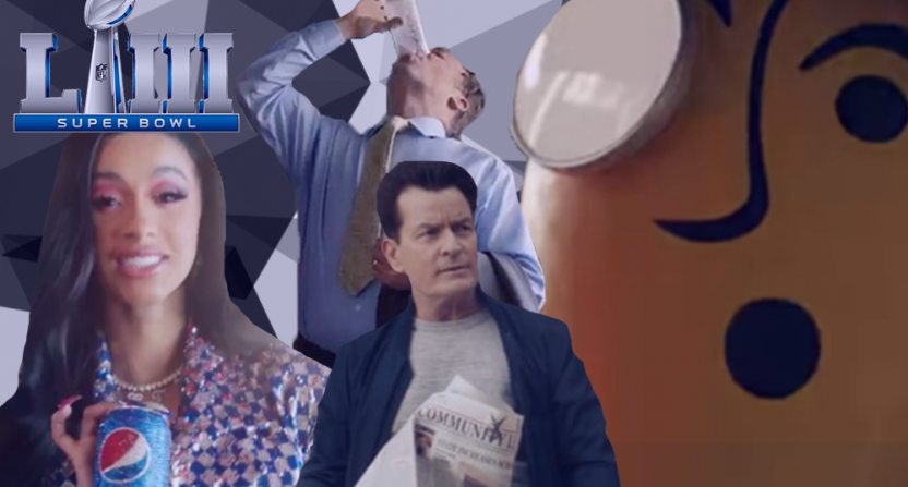 The 5 Worst Super Bowl Liii Commercials Charlie Sheen Cameo