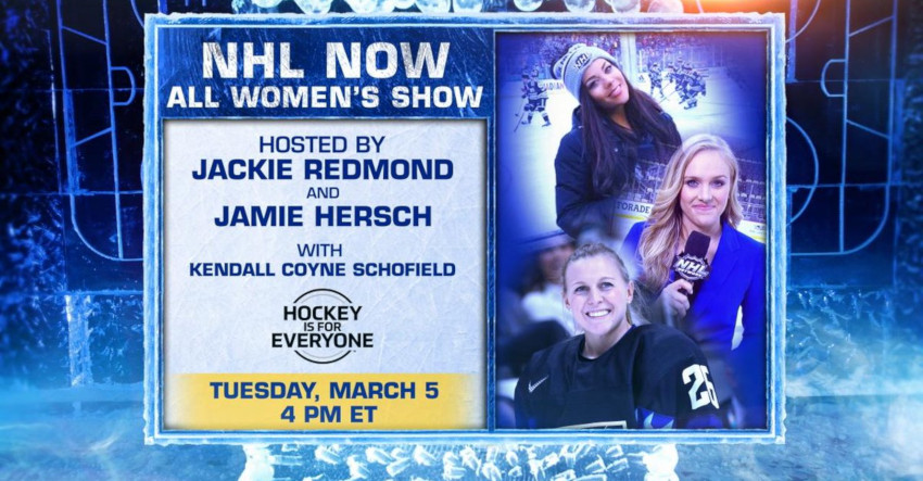NHL Now's all-women's show.