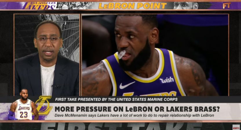 An ESPN discussion LeBron objected to.