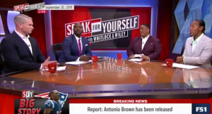 FS1 discussion of Antonio Brown on Speak For Yourself.