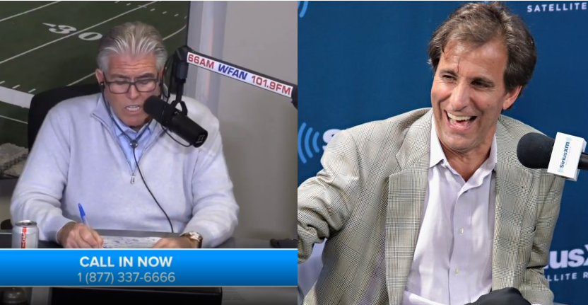 Mike Francesa (L) and Chris "Mad Dog" Russo no longer have a show together. And that's particularly unfortunate given their Astros' takes.
