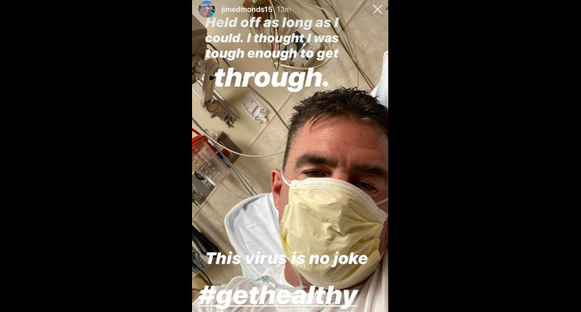 Jim Edmonds on being tested for COVID-19.