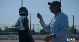 Last Chance U will focus on coach John Beam (R) and the Laney Eagles in Season 5.