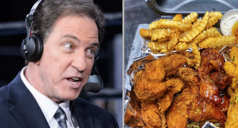 Kevin Harlan requests Magic City chicken wings during TNT 