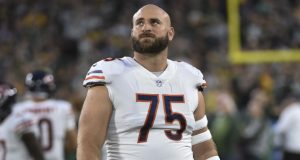 Kyle Long with the Bears in 2018.