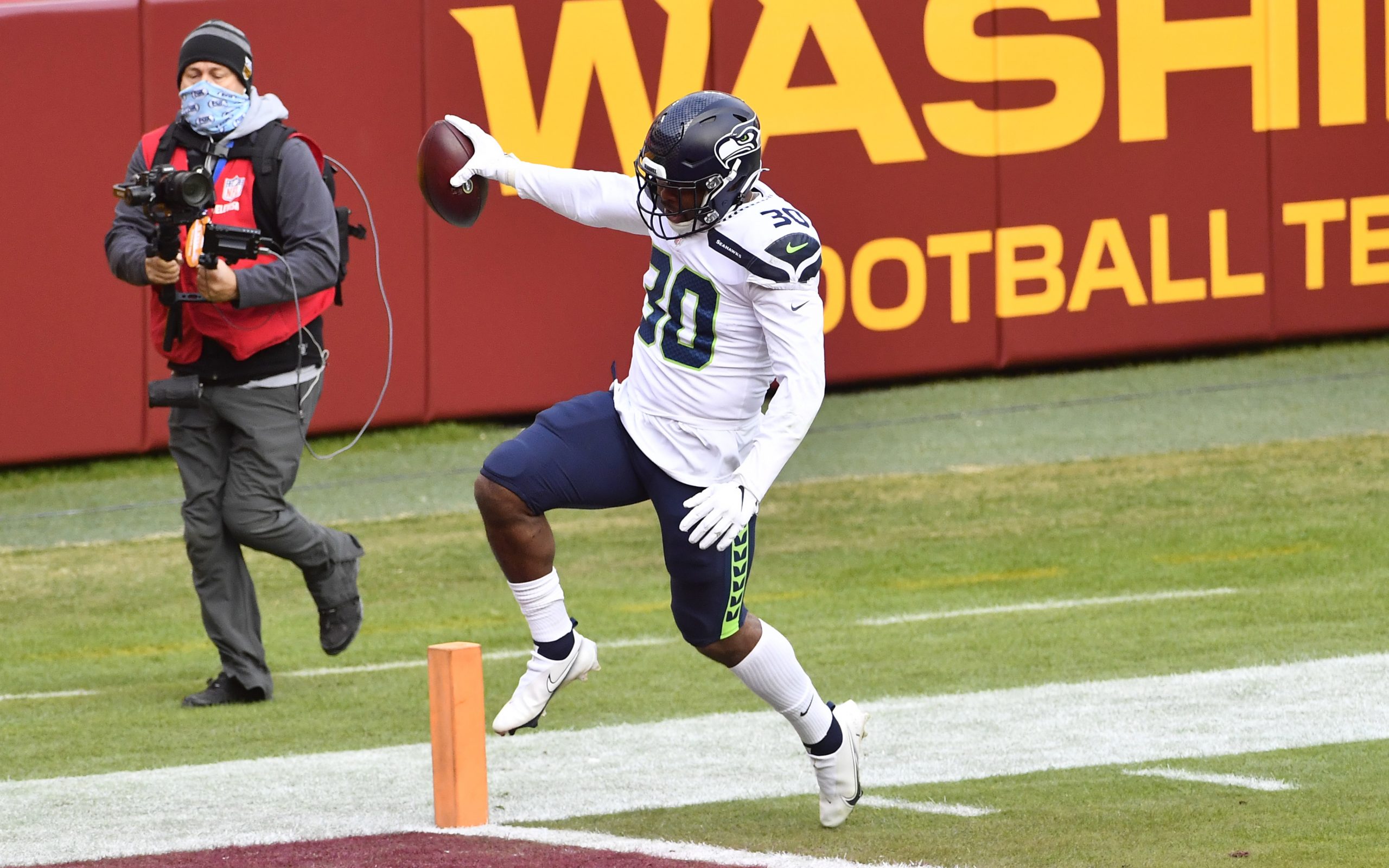 Fox broke out 8K end zone cameras for the Washington 